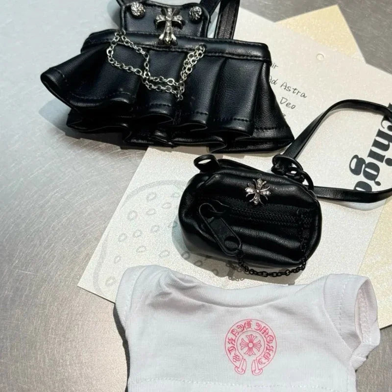 Outfit Clothing Ultra Rare “Chrome Style” for Labubu Outfit – Limited Designer Edition