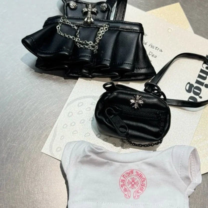 Outfit Clothing Ultra Rare “Chrome Style” for Labubu Outfit – Limited Designer Edition